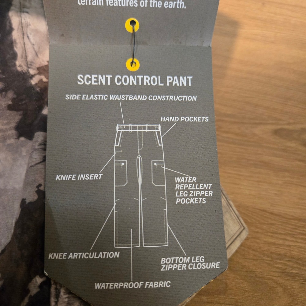Mossy Oak Elements Terra Gila Scent Control Hunting Pants 3XL Waterproof Camo - Picture 5 of 16